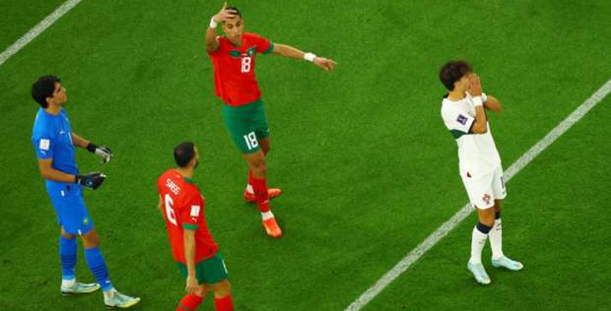 منتخب البرتغال يهدد المغرب عن طريق برونو فيرنانديز بتسديدة صاروخية