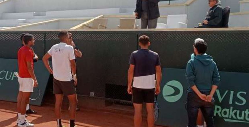 «الشافعي» يحفز فراعنة التنس قبل مواجهة قبرص في كأس ديفيز