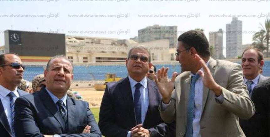 وزير الرياضة: استاد الإسكندرية يستعد لاستضافة البطولة العربية لكرة القدم يونيو المقبل