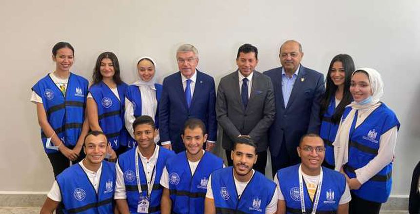 «باخ» ووزير الرياضة يزوران مدينة مصر الأولمبية بالعاصمة الإدارية