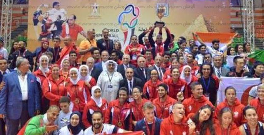 بالصور| مصر تتوج بلقب بطولة العالم لكرة السرعة بشرم الشيخ بـ 13 ميدالية ذهبية