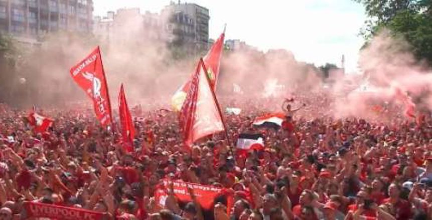 حساب ليفربول: ظهور خاص لأعلام «أم الدنيا» تشجيعا لـ محمد صلاح