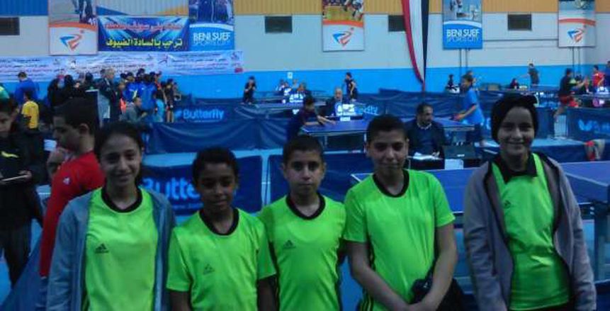 الشباب والرياضة تنظم بطولة لتنس الطاولة ببني سويف للواعدين