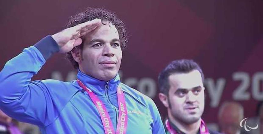 بالصور| الرباع شريف عثمان يحصد ذهبية بطولة العالم البارالمبية