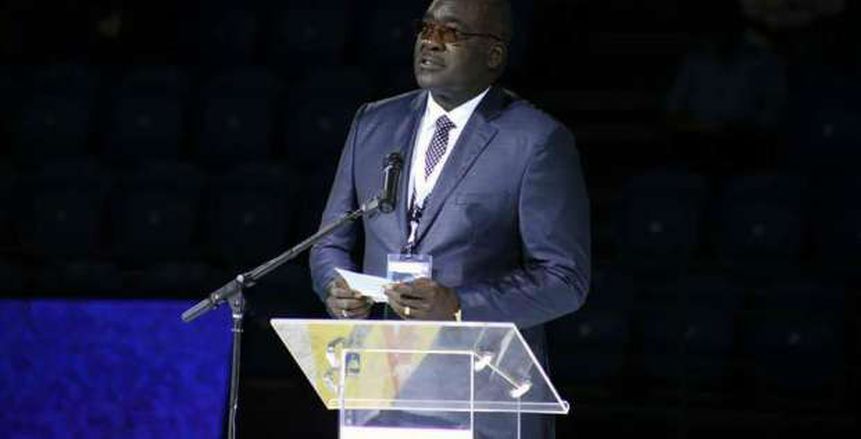 بالصور| رئيس دولة الجابون يشارك في افتتاح البطولة الأفريقية لكرة اليد