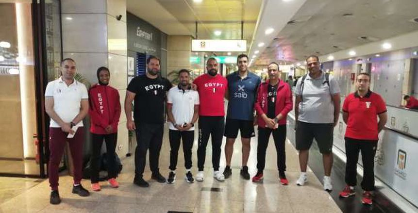 بعثة ألعاب القوى تغادر إلى الجزائر للمشاركة في دورة الألعاب العربية