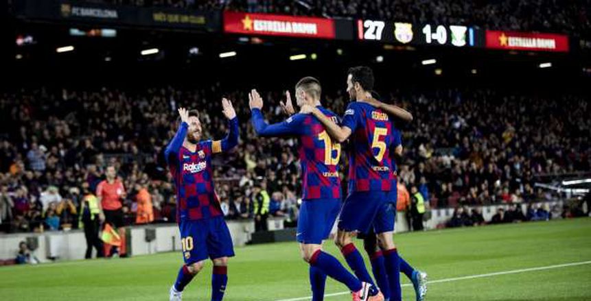 ميسي يقود هجوم برشلونة ضد إيبار في الدوري الإسباني
