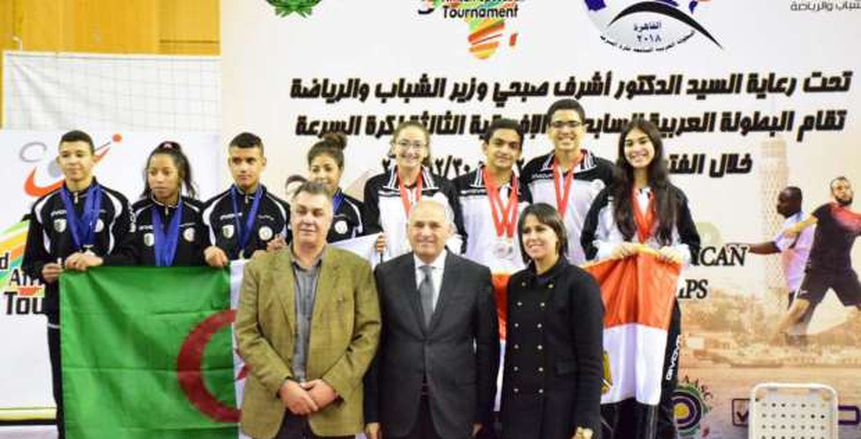 المنتخب المصري يفوز بـ «المركز الأول» ببطولة الأفروعربية لكرة السرعة للناشئين