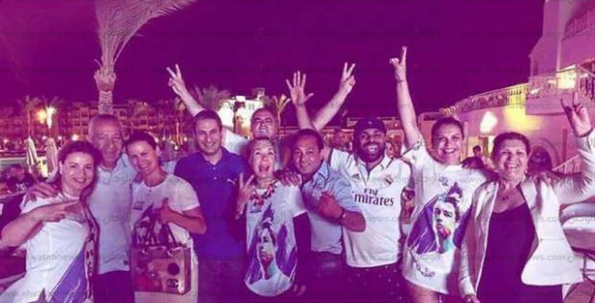 بالصور| عائلة رونالدو تحتفل بلقب الدوري الإسباني في مصر
