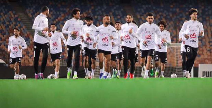 21 لاعبا في مران منتخب مصر استعدادا لبطولة كأس عاصمة مصر
