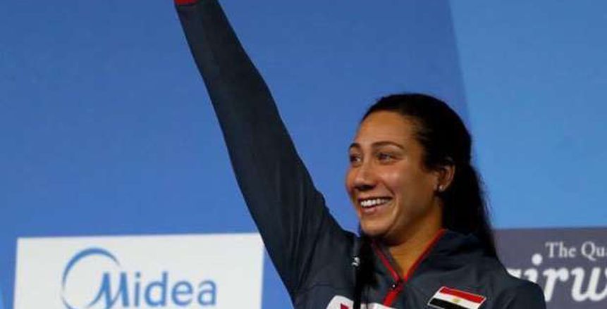 وزير الرياضة يهنئ فريدة عثمان بعد حصولها علي الميدالية البرونزية ببطولة العالم