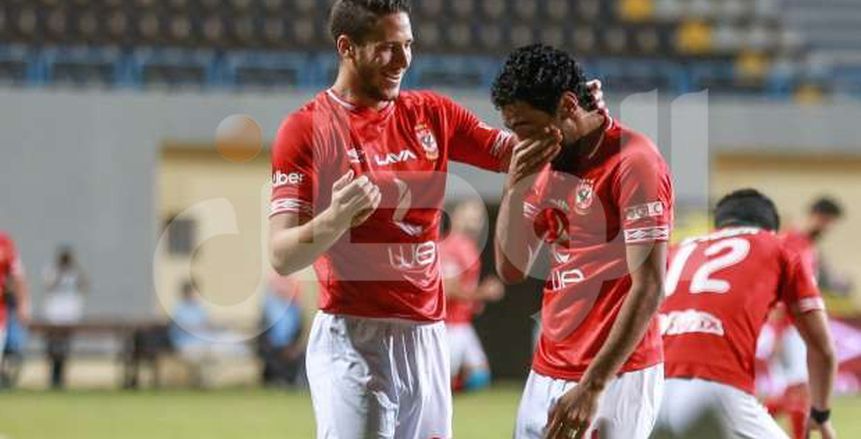 شاهد بالصور.. لحظة بكاء حسين الشحات بعد إحراز هدفه في إنبي