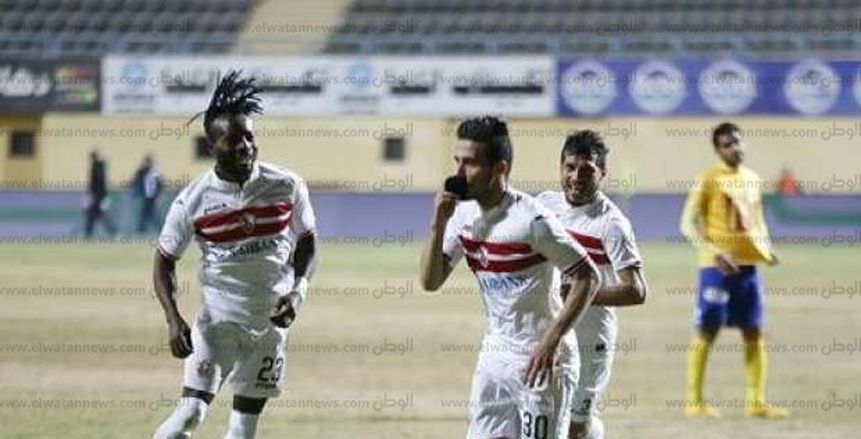 الشوط الأول| مصطفى فتحي يتقدم للزمالك على النصر للتعدين