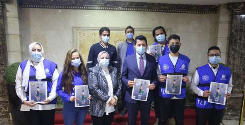 وزارة الشباب تنظم حملة دعائية للوقاية من فيروس كورونا