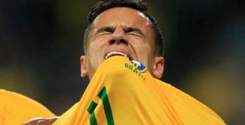 بالصور| بكاء كوتينيو بعد تسجيله هدفاً لمنتخب البرازيل