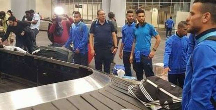 بالصور| وصول بعثة المصري إلى مطار القاهرة قادمة من مالى