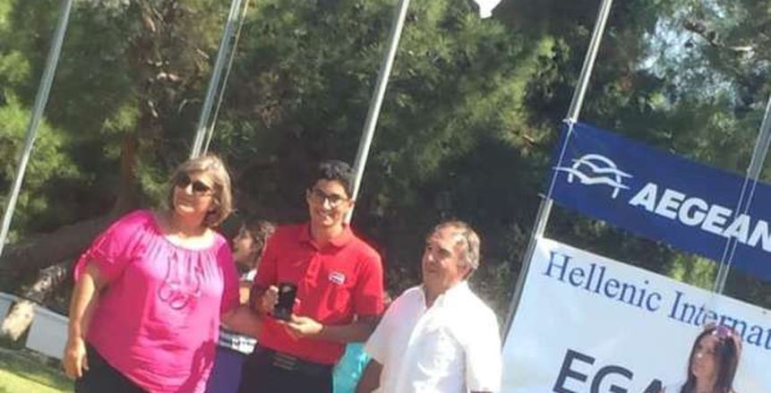 يوسف عمرو يحصل على المركز الثالث ببطولة اليونان الدولية للجولف