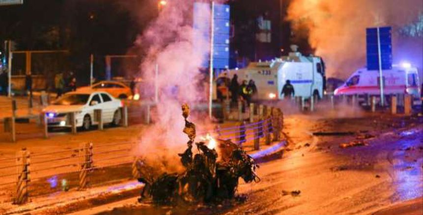 بالفيديو| 20 مصابا في انفجار أثناء مباراة بيشكتاش وبروصا سبور التركي
