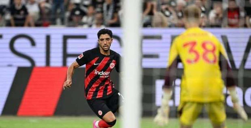 عمر مرموش يسجل أول أهدافه مع آينتراخت فرانكفورت بعد نزوله بديلا بدقيقة