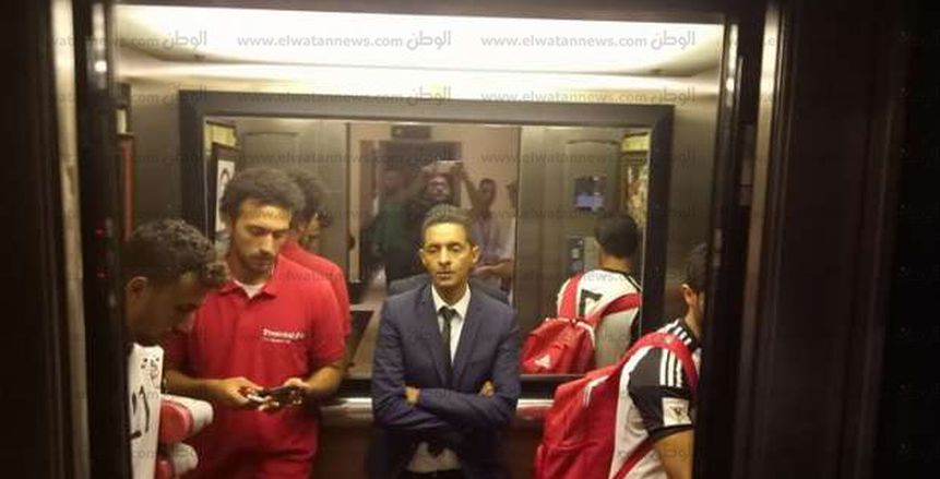 جلسات استشفاء للاعبي منتخب مصر عقب الوصول لفندق الإقامة