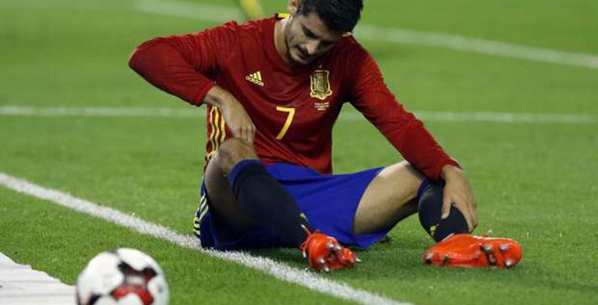 موراتا يخرج مصابا مع إسبانيا ويثير قلق ريال مدريد