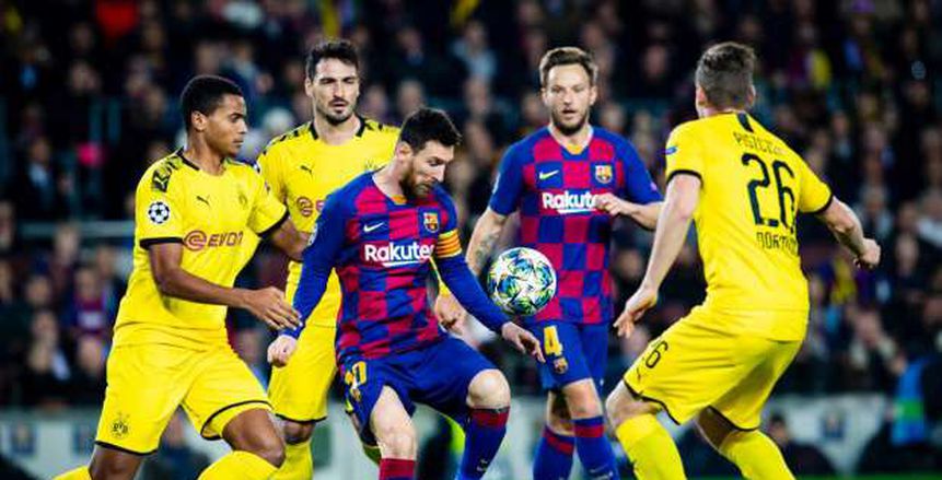 الشوط الأول.. برشلونة يتفوق بثنائية على دورتموند بدوري الأبطال (فيديو)