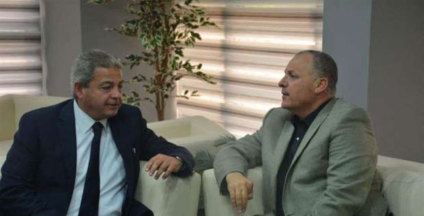وزير الرياضة يجتمع مع "أبوريدة" في اتحاد الكرة