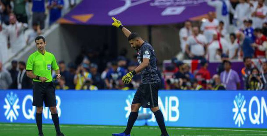 عبدالله المعيوف حارس الهلال أفضل لاعب في كأس سوبر لوسيل