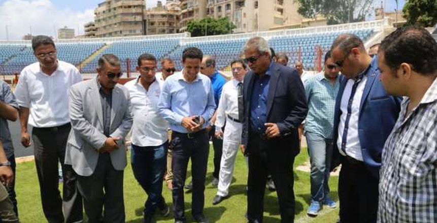 اليوم.. وزير الرياضة يفتتح ستاد الإسكندرية بعد التطوير