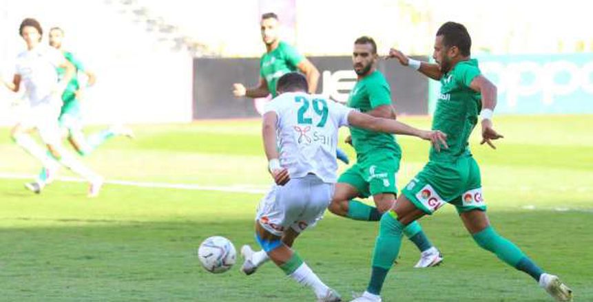 شوط أول سلبي بين المصري البورسعيدي والبنك الأهلي في الدوري الممتاز