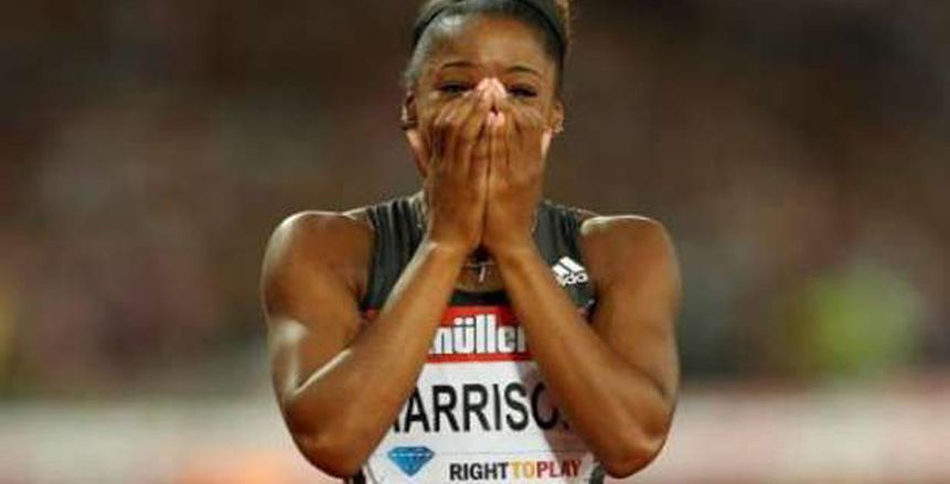 "هاريسون" تتعرض لكسر في يدها قبل الفوز في 100 متر حواجز