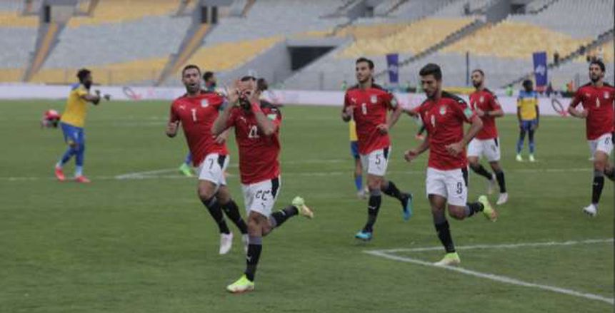 منتخب مصر يضرب الجابون بالهدف الثاني