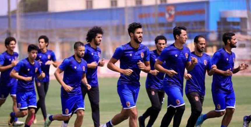 مران خفيف لمجموعة «الغائبين» عن مباراة كامبالا ببرج العرب