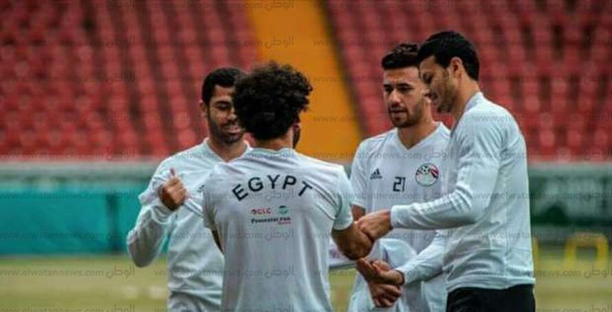 «صلاح وفتحي» جاهزان لمواجهة روسيا.. والفريق يتدرب في سان بطرسبرج