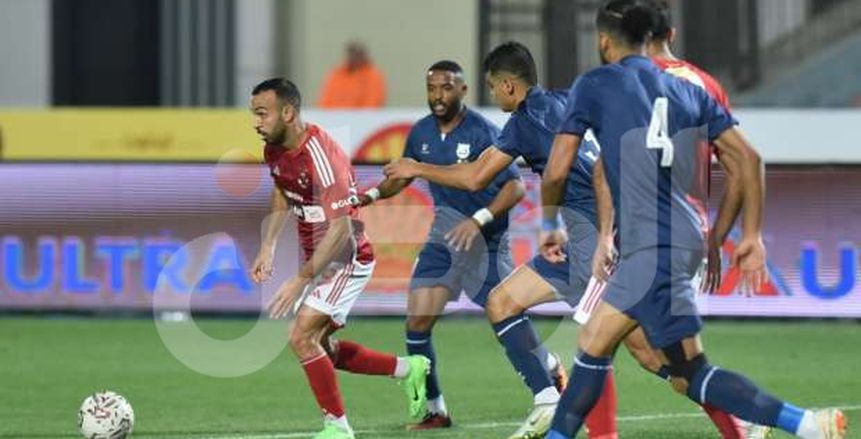 التعادل (1-1) يحسم الشوط الأول بين الأهلي وإنبي بدوري NILE