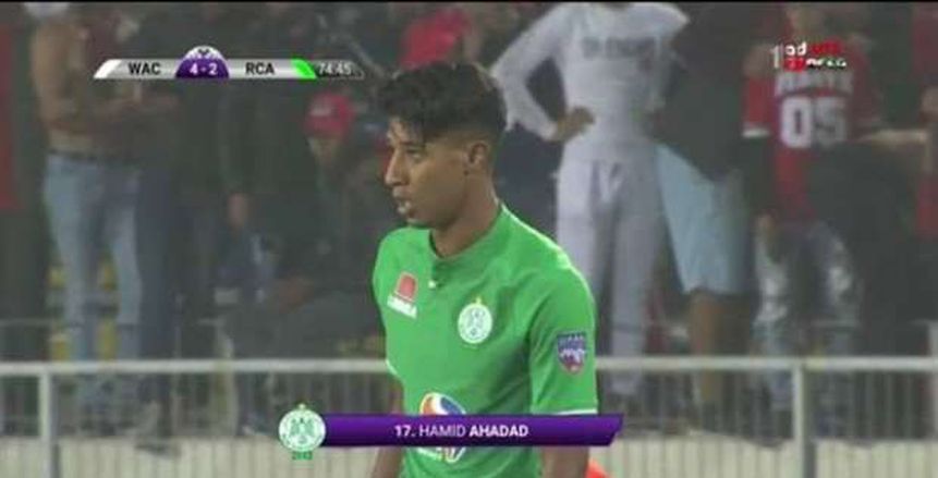 أحداد يسجل في فوز الرجاء على حسنية أكادير في الدوري المغربي (فيديو)