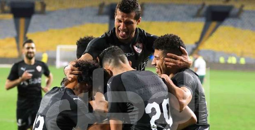 إمام عاشور يسجل هدف الزمالك الأول ضد المصري بتسديدة صاروخية «فيديو»