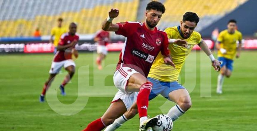 طرد محمد نصر لاعب الإسماعيلي في مباراة الأهلي بدوري NILE