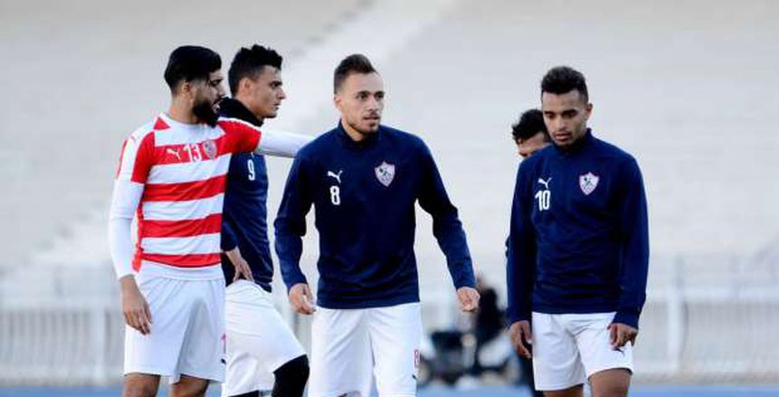 لاعب وحيد مستبعد من قائمة الزمالك لمواجهة المقاولون