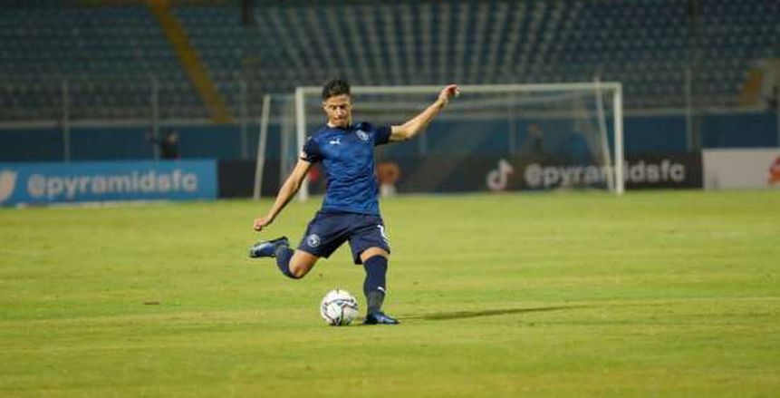 طرد أحمد توفيق لاعب بيراميدز أمام الزمالك في كأس مصر