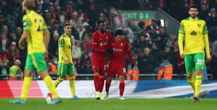 ليفربول يهزم نوريتش سيتي ويتأهل لدور الثمانية بكأس الاتحاد الإنجليزي