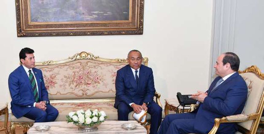 أحمد أحمد يشكر الرئيس عبد الفتاح السيسي بعد نجاح أمم أفريقيا 2019