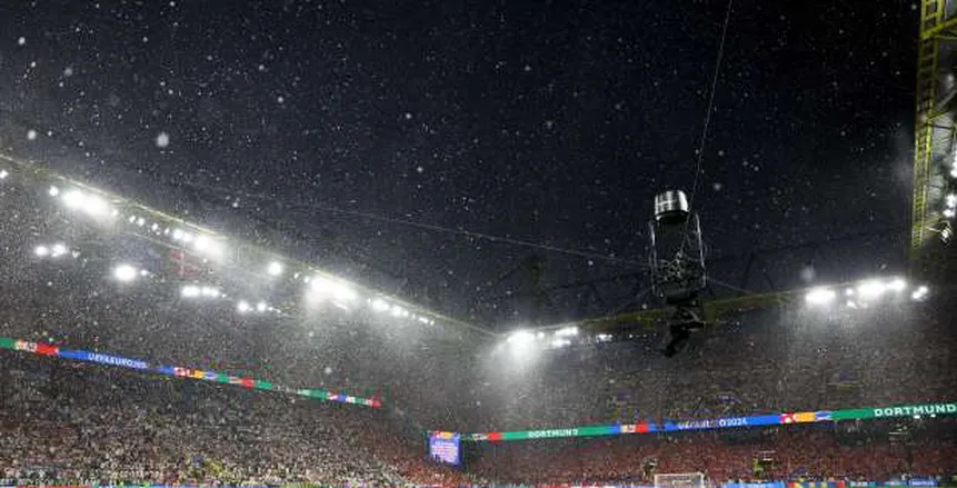 عاصفة جوية تتسبب في إيقاف مباراة ألمانيا والدنمارك بـ«يورو 2024»