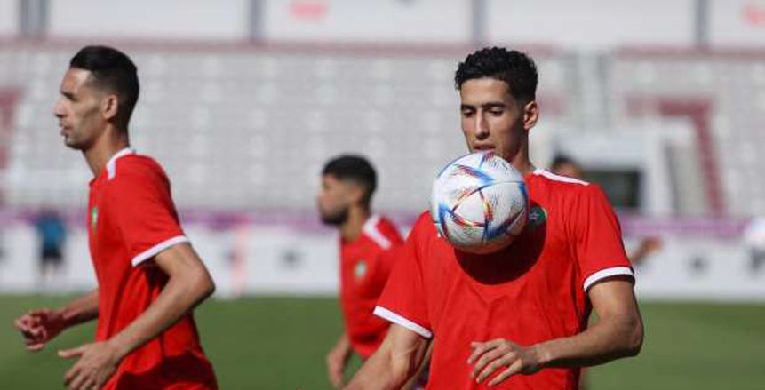 نايف أكرد يغيب عن تدريبات المغرب قبل مواجهة فرنسا في كأس العالم