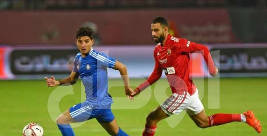 أحمد مصطفى يفوز بجائزة أفضل لاعب في مباراة الأهلي وسموحة