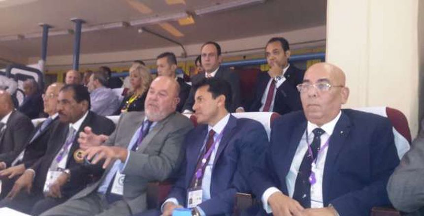 وزير الرياضة يفتتح البطولة العربية للكاراتيه