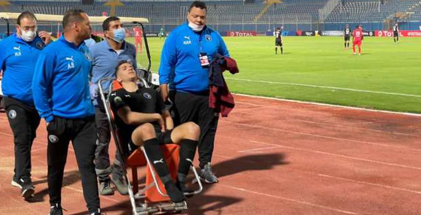 المصري يدعم لاعبه السابق محمود وادي بعد إصابته في العين (صورة)
