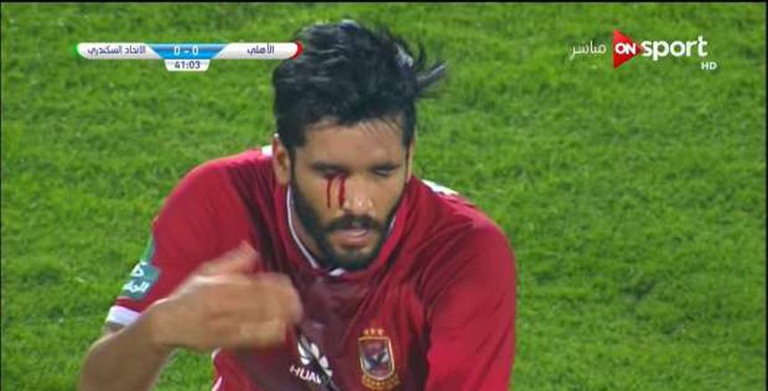 بالفيديو والصور| إصابة خطيرة لصالح جمعة في مباراة الاتحاد