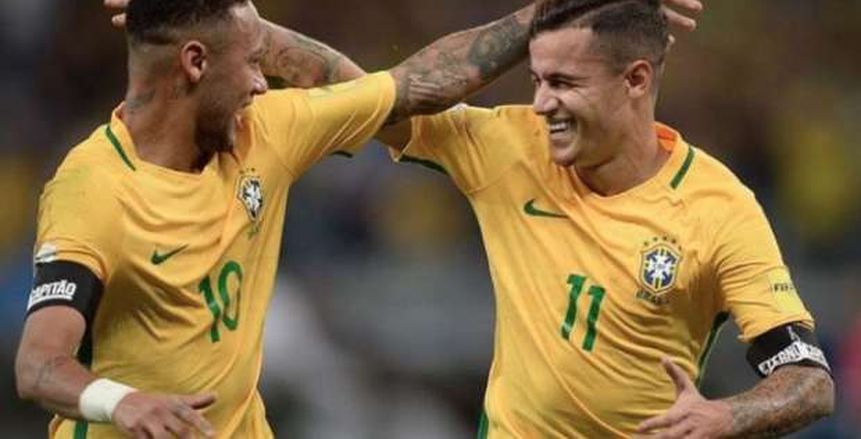 البرازيل بالقوة الضاربة أمام السعودية.. نيمار وكوتينيو أساسيان