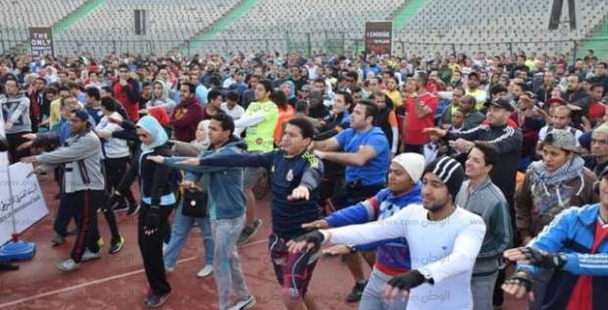 بالصور| انطلاق سباق التحدي باستاد القاهرة تحت رعاية وزارة الشباب والرياضة